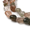 Natural Rutilated Quartz Beads Strands G-P497-01E-08A-4