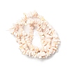 Natural Pink Shell Beads Strands BSHE-G029-02-2