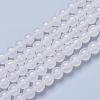 Natural White Jade Bead Strands G-S211-6mm-XL01-1