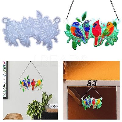 Food Grade DIY Pendant Silicone Molds PW-WG9EC25-01-1