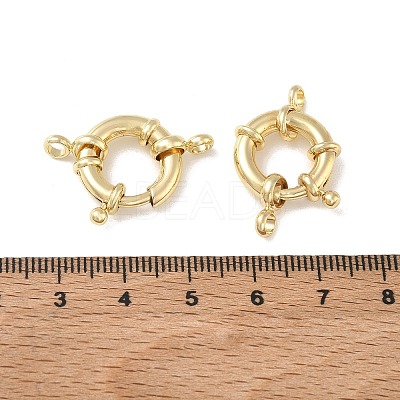 Brass Spring Ring Clasps KK-CBAD851-02G-04-1