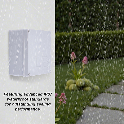 Outdoor Waterproof ABS Plastic Junction Box AJEW-WH0485-27A-1