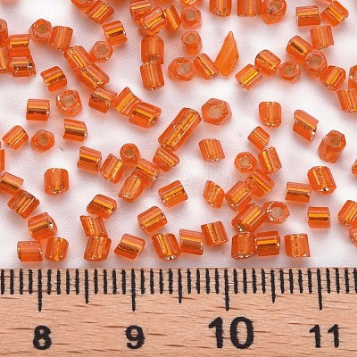 8/0 Glass Bugle Beads SEED-S032-07A-29-1