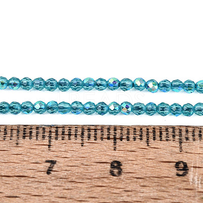 Transparent Glass Beads Strands EGLA-N028-01A-A05-1