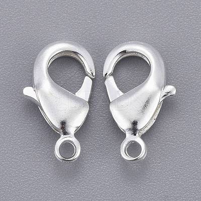 Brass Lobster Claw Clasps KK-902-S-1