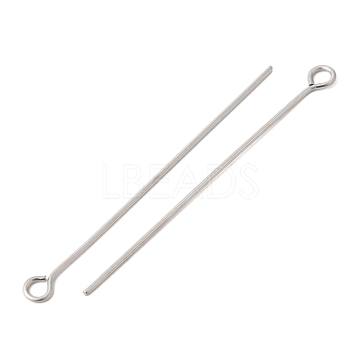 Non-Tarnish 304 Stainless Steel Eye Pin X-STAS-R045-45mm-1