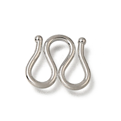 Brass M-Hook Clasps KK-CBA0DF0-14C-P-1