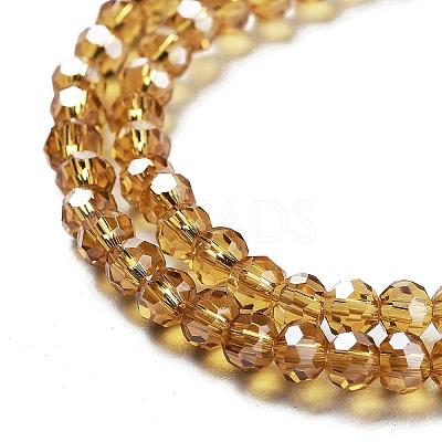 Electroplate Transparent Glass Beads Strands LS-EGLA-A035-T3mm-A04-1