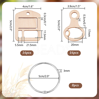 Wood Thread Winding Boards FIND-PH0020-66-1
