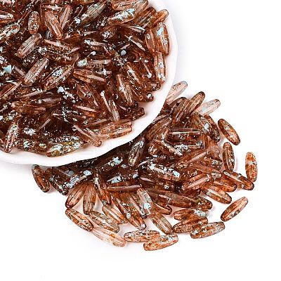 Picasso Transparent Glass Seed Beads SEED-N012-11D-1