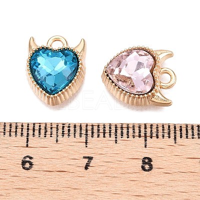 Rack Plating Alloy Pendants FIND-N005-20G-1