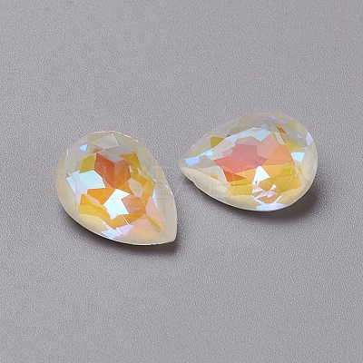 Glass Rhinestone Cabochons RGLA-L024-E01-MI-1