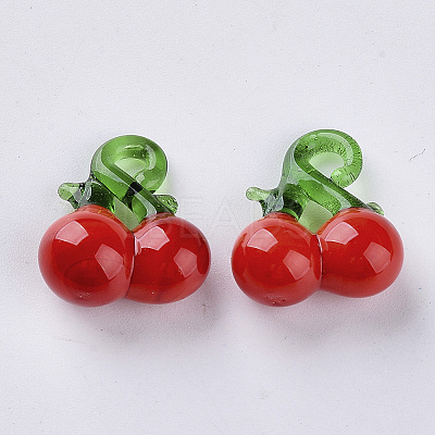 Handmade Lampwork Pendants X-LAMP-S188-10-1