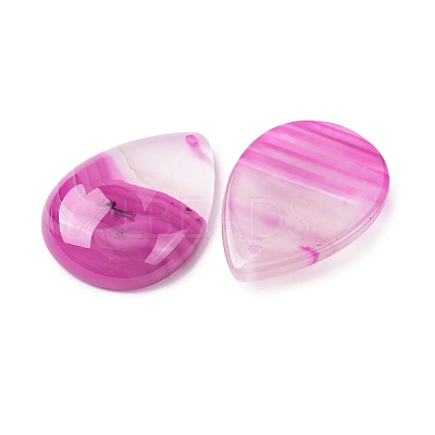 Natural Banded Agate/Striped Agate Pendants G-Z113-04-1