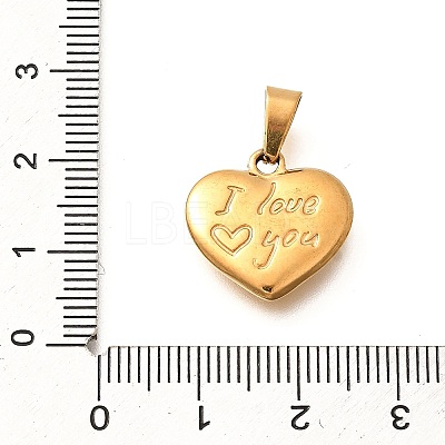 201 Stainless Steel Pendants STAS-Q344-02B-G-1