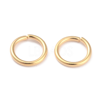 Rack Plating Brass Open Jump Rings X-KK-O139-18Q-G-1