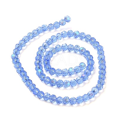 Electroplate Glass Beads Strands EGLA-A034-T4mm-L04-1