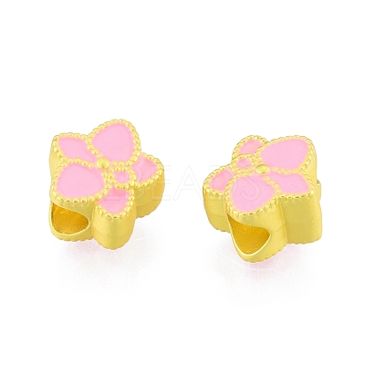 Alloy Enamel European Beads FIND-G035-34MG-1