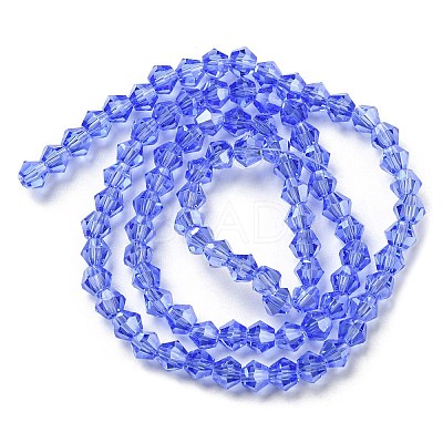 Transparent Electroplate Glass Beads Strands LS-GLAA-F029-2mm-C07-1