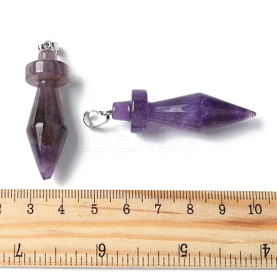Natural & Synthetic Mixed Gemstone Pendants G-C187-03-1