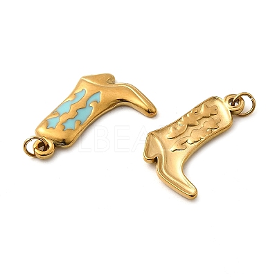 304 Stainless Steel Enamel Pendants STAS-B097-26G-02-1