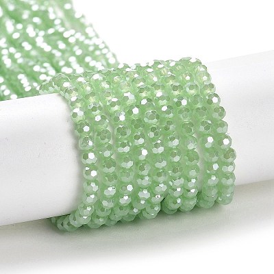 Electroplate Glass Beads Strands EGLA-A035-J3mm-A01-1