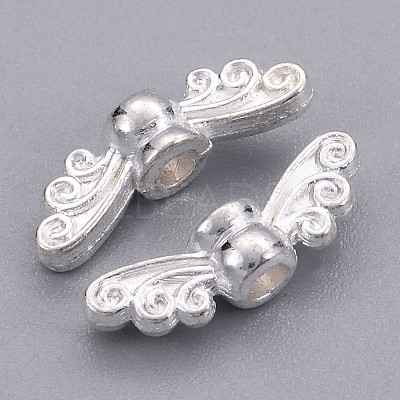 Tibetan Style Alloy Fairy Wing Beads X-TIBEB-6007-S-FF-1