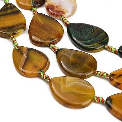 Natural Banded Agate/Striped Agate Beads Strands GG-CBAE0EB-01A-08-1