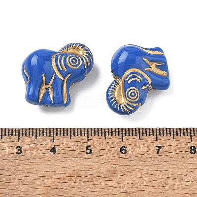 Plating Opaque Acrylic Beads AC-CBA6852-04-1