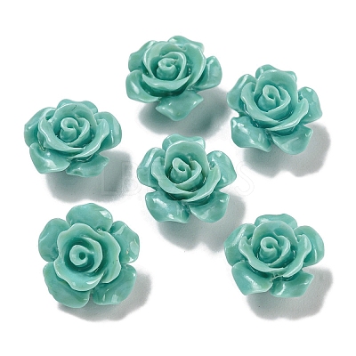 Synthetic Coral Dyed Carved Beads SHEL-I001-05A-1