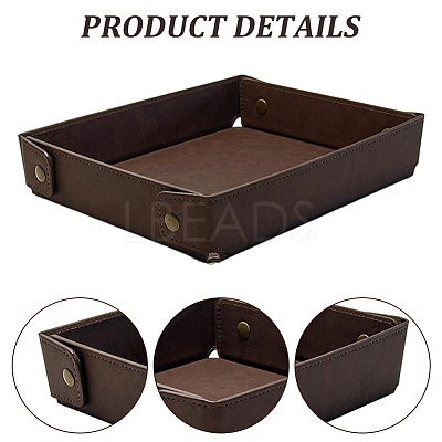 PU Leather Storage Trays ODIS-WH20013-03B-01-1
