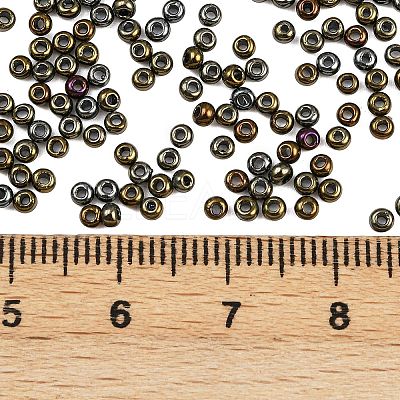 12/0 Grade A Round Glass Seed Beads SEED-Q008-F602-1