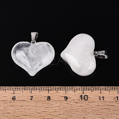 Natural Quartz Crystal Pendants G-N361-01P-05-1