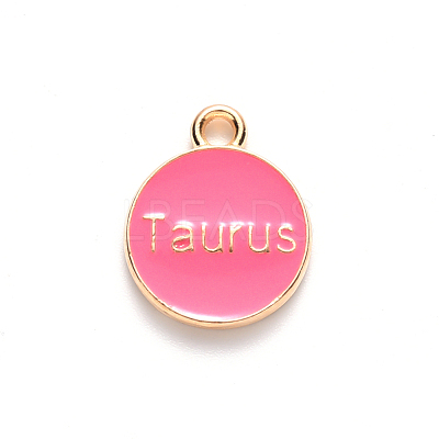 Alloy Enamel Pendants X-ENAM-S124-01A-03C-1