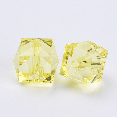 Transparent Acrylic Beads TACR-Q259-8mm-V21-1