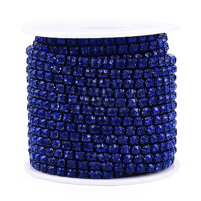 Electrophoresis Iron Rhinestone Strass Chains CHC-Q009-SS16-B03-1