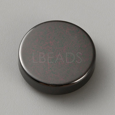 Flat Round Brass Button Covers Settings KK-WH0079-193A-B-1