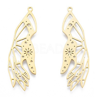 201 Stainless Steel Pendants STAS-N090-LA939-2-1