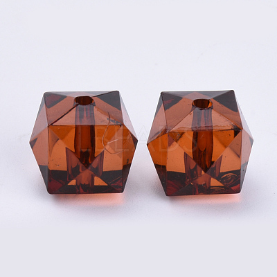 Transparent Acrylic Beads X-TACR-Q259-10mm-V60-1
