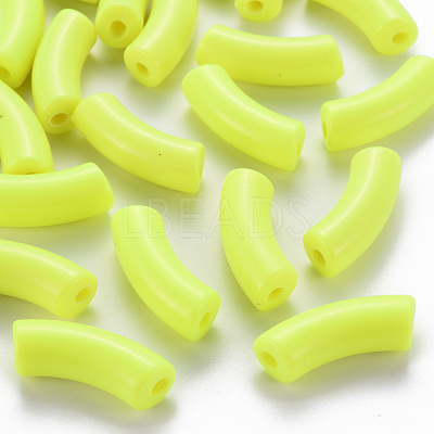 Opaque Acrylic Beads MACR-S372-001B-S023-1