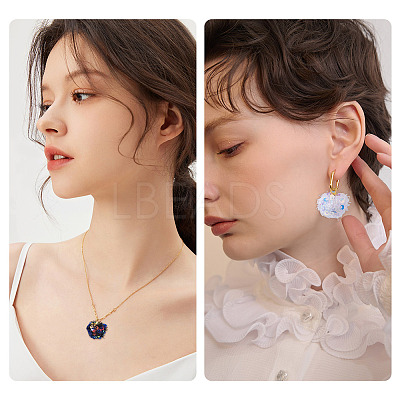 30Pcs 2 Colors Cloth Pendants FIND-TA0008-35-1