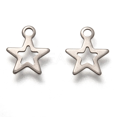 Non-Tarnish 201 Stainless Steel Charms STAS-B001-28A-P-1