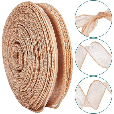 Polyester Organza Ribbons SRIB-WH20020-003A-02-1