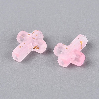 Gradient Color Transparent Acrylic Beads OACR-M023-03E-1