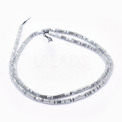 Electroplate Non-magnetic Synthetic Hematite Beads Strands G-L489-D07-1