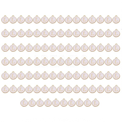 Golden Plated Enamel Alloy Charms ENAM-SZ0001-26A-L-1