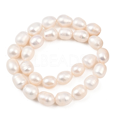 Natural Cultured Freshwater Pearl Beads Strands PEAR-F020-24C-1