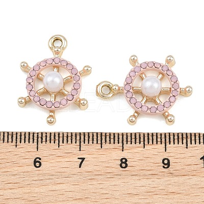 Alloy & Resin & ABS Plastic Pearl Pendants RE-CBA415D-37G-1