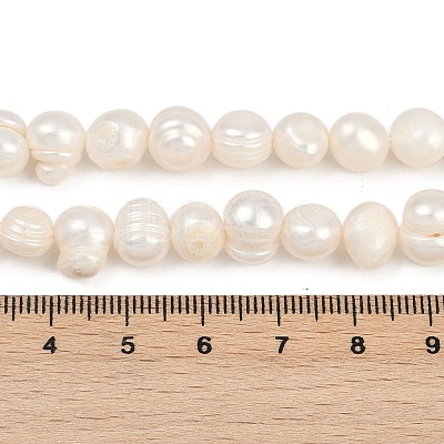 Natural Cultured Freshwater Pearl Beads Strands PEAR-I007-07J-09A-1