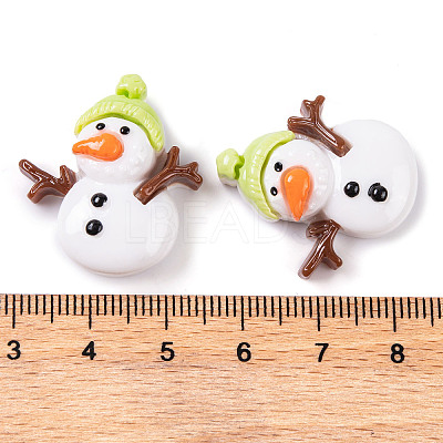 Christmas Decorations Theme Opaque Resin Decoden Cabochons RESI-Z026-01Q-1